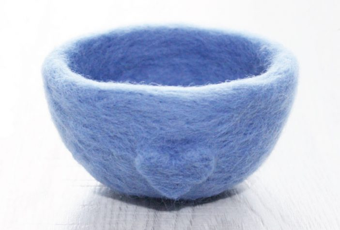 sweet needle felted bowl  Comfy Zen